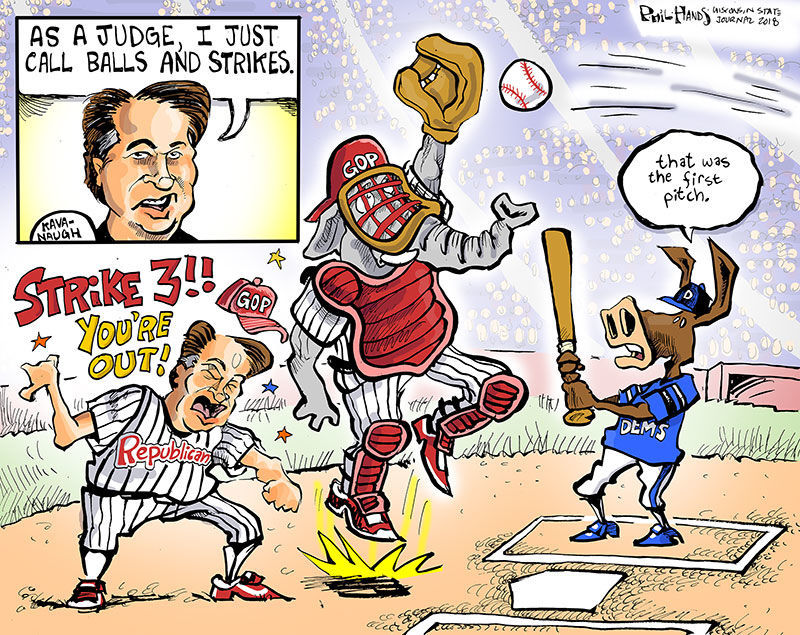 Kavanaugh confirmation cartoon
